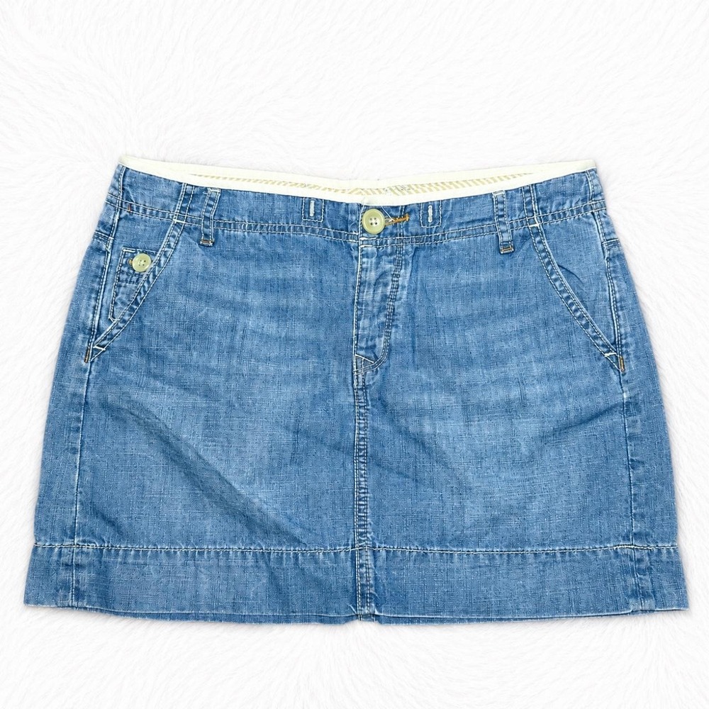 Y2K Denim Mini Skirt Cute Y2K denim mini skirt